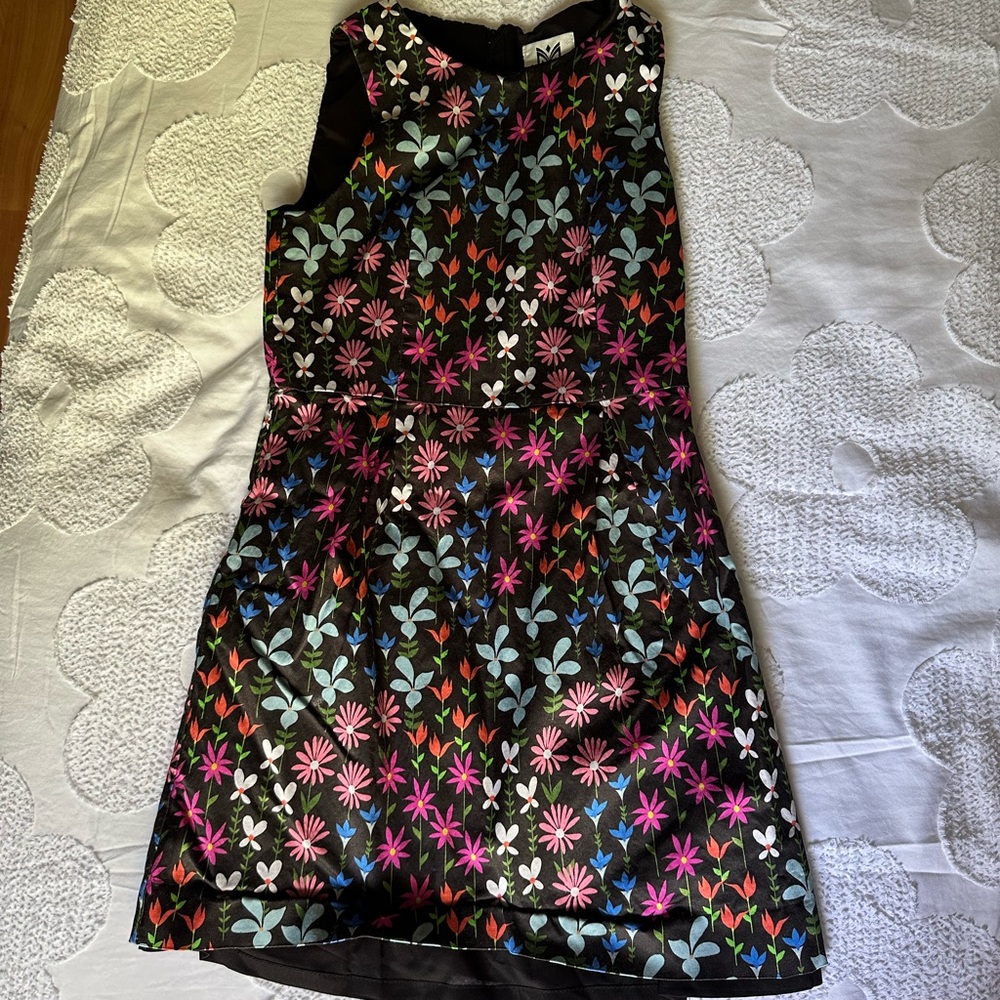 Milly Kids Dress - Black with Multicolor Floral